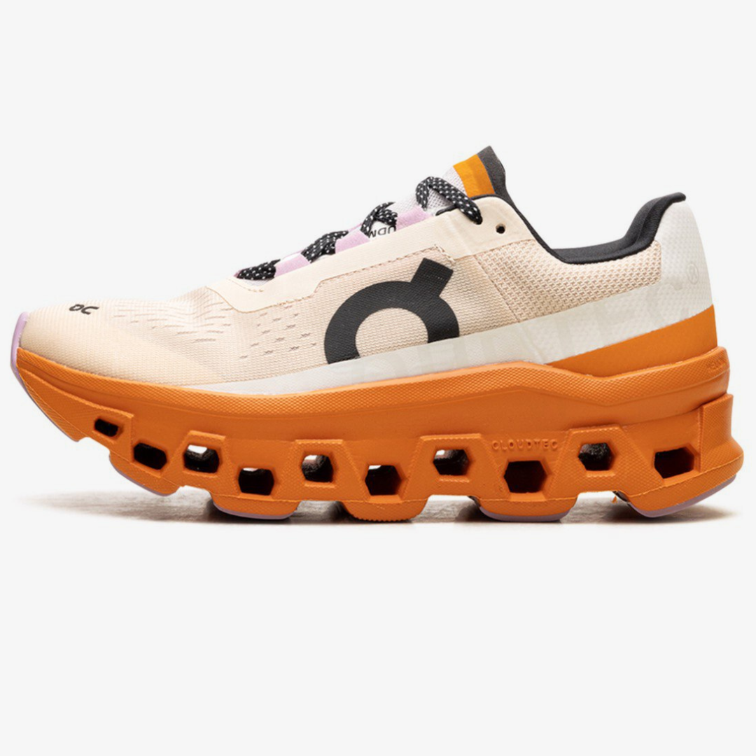 Tênis On Running Cloudmonster WMNS "Fawn Turmeric"