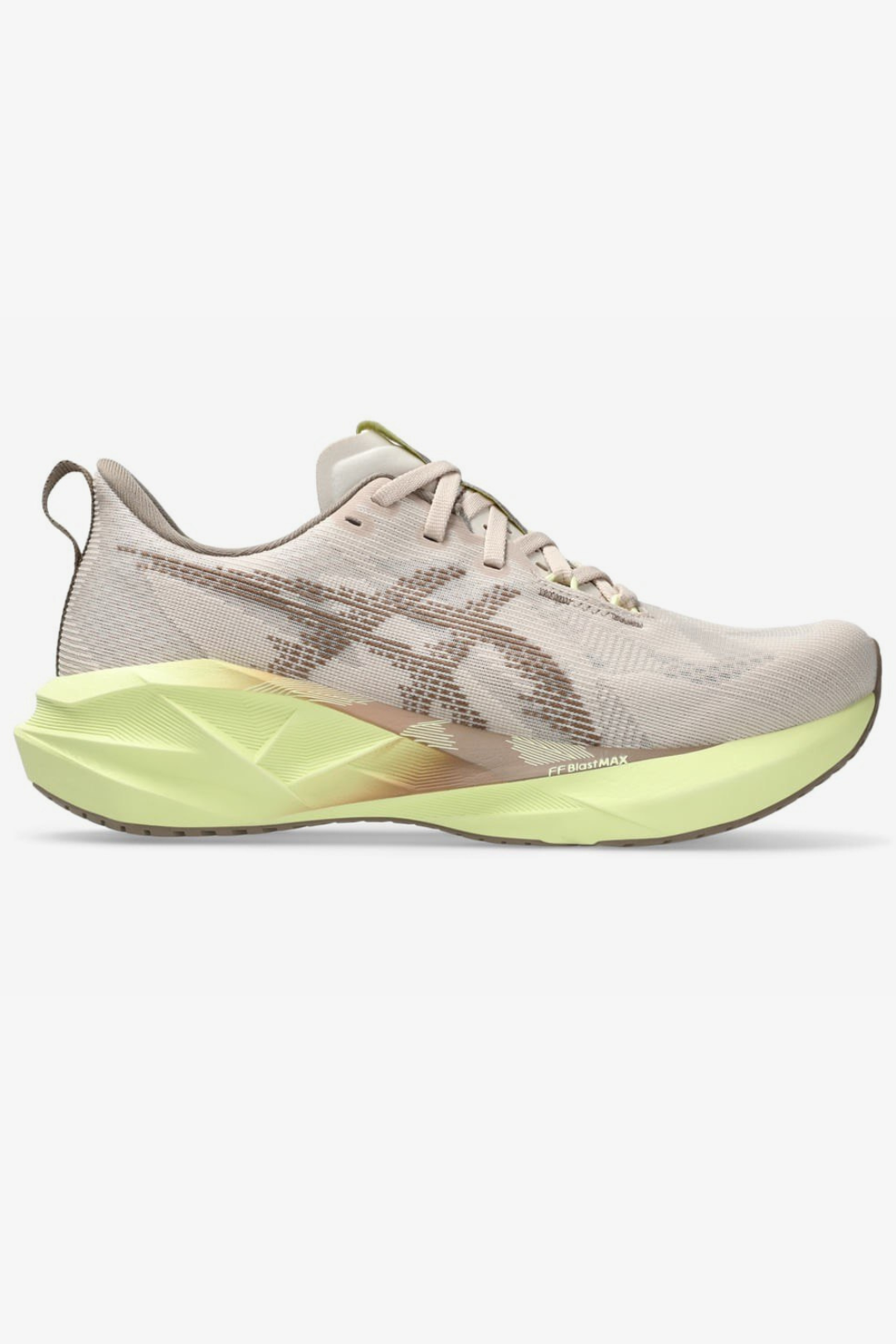 Tênis Asics Novablast 5 - Bege/Marrom
