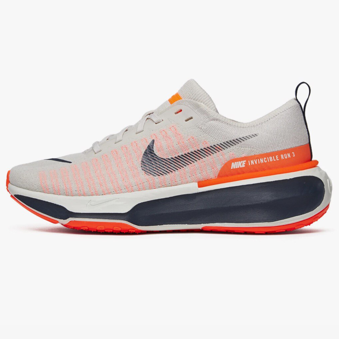 Tênis Nike Invincible Run 3 - Laranja/Branco