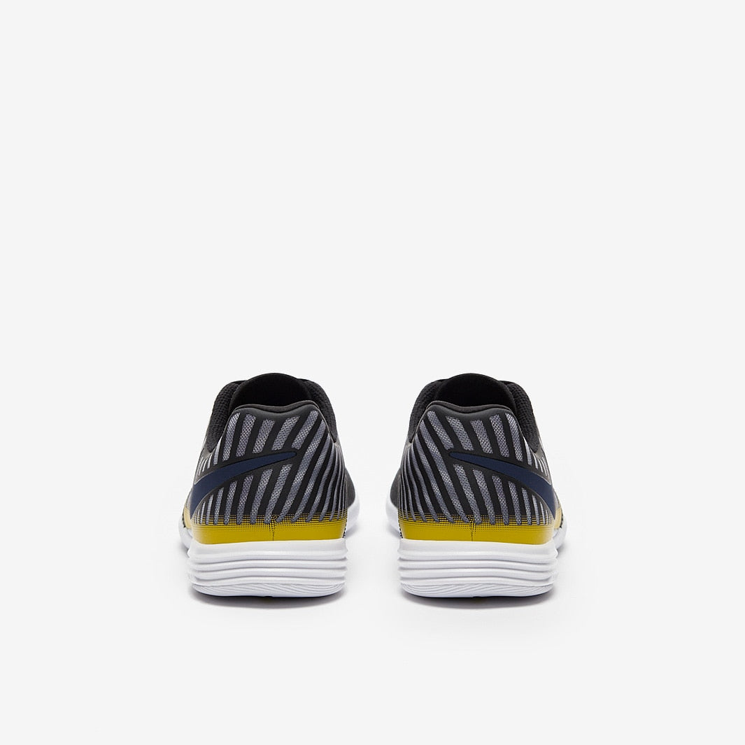 Chuteira Nike Lunar Gato 2 Futsal - Black/Midnight Navy/Black/Vivid Sulfur