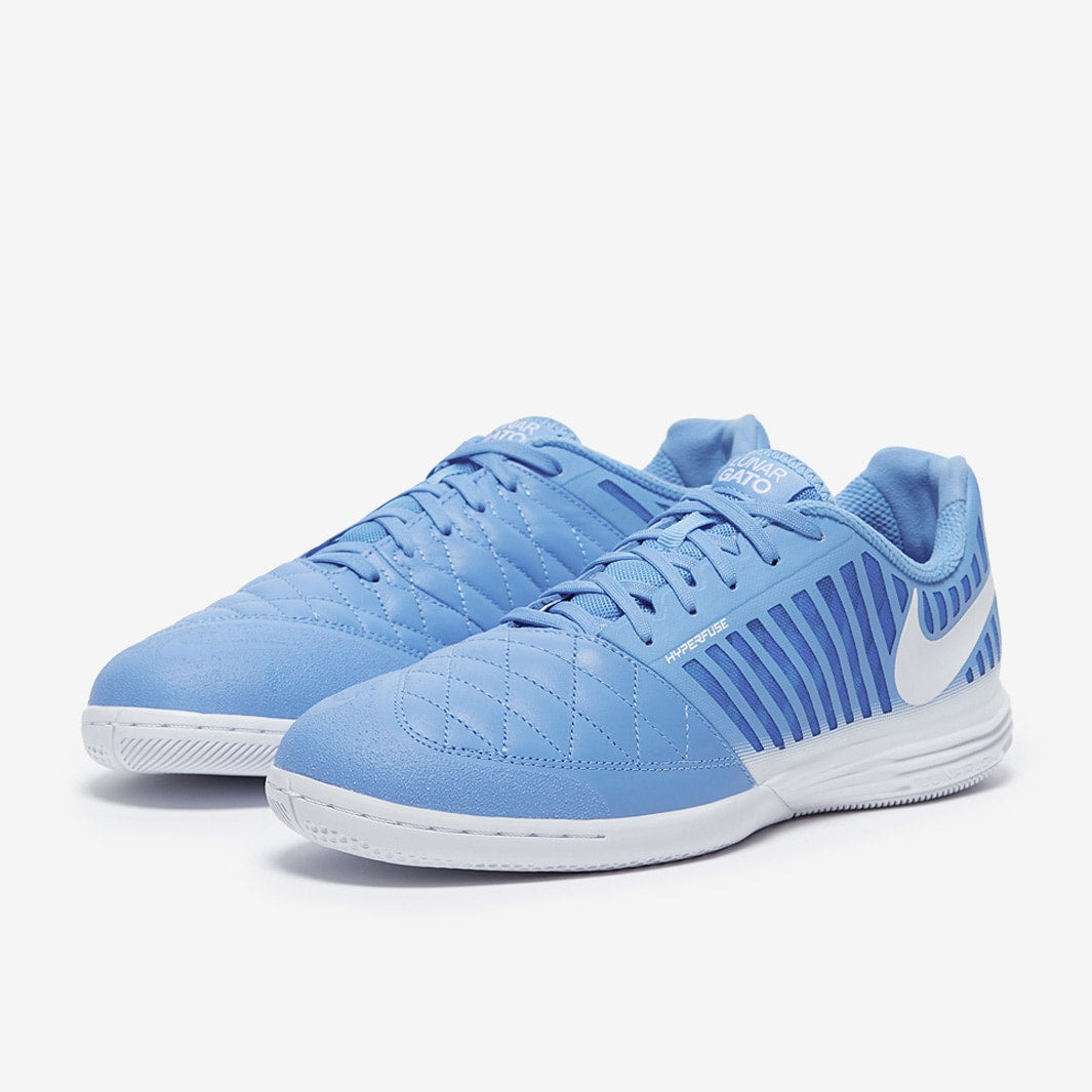Chuteira Nike Lunar Gato 2 Futsal - University Blue/White/University Blue