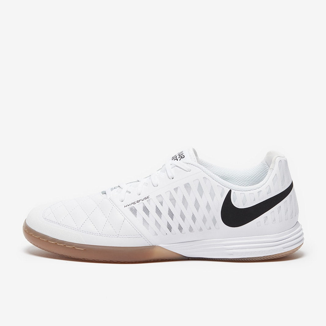 Chuteira Nike Lunar Gato 2 Futsal - White/White/Gum Light Brown