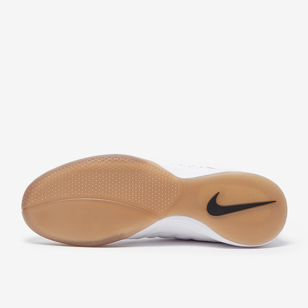 Chuteira Nike Lunar Gato 2 Futsal - White/White/Gum Light Brown