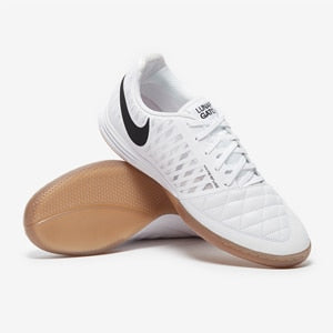 Chuteira Nike Lunar Gato 2 Futsal - White/White/Gum Light Brown