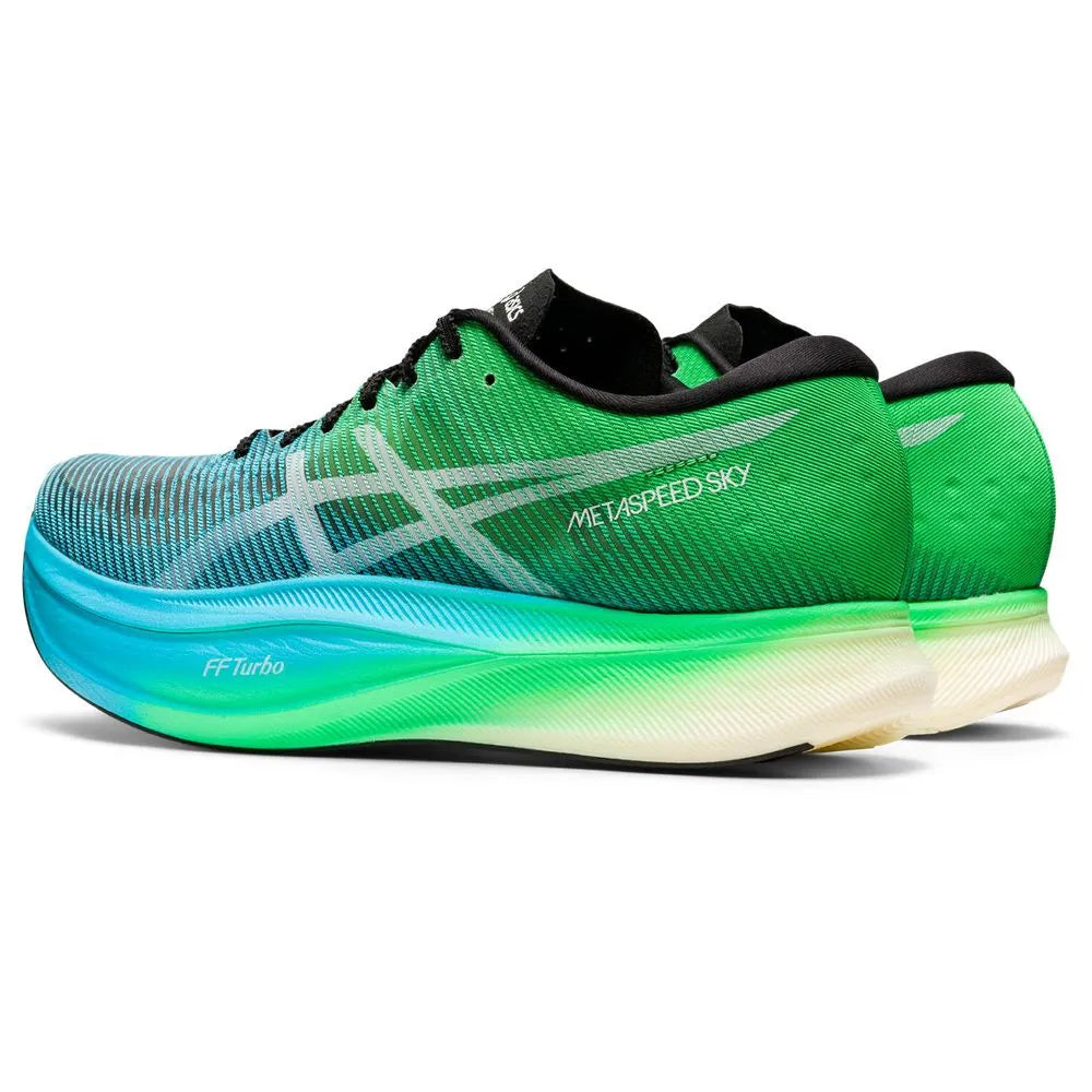 Tênis Asics Metaspeed SKY+ Verde e Azul