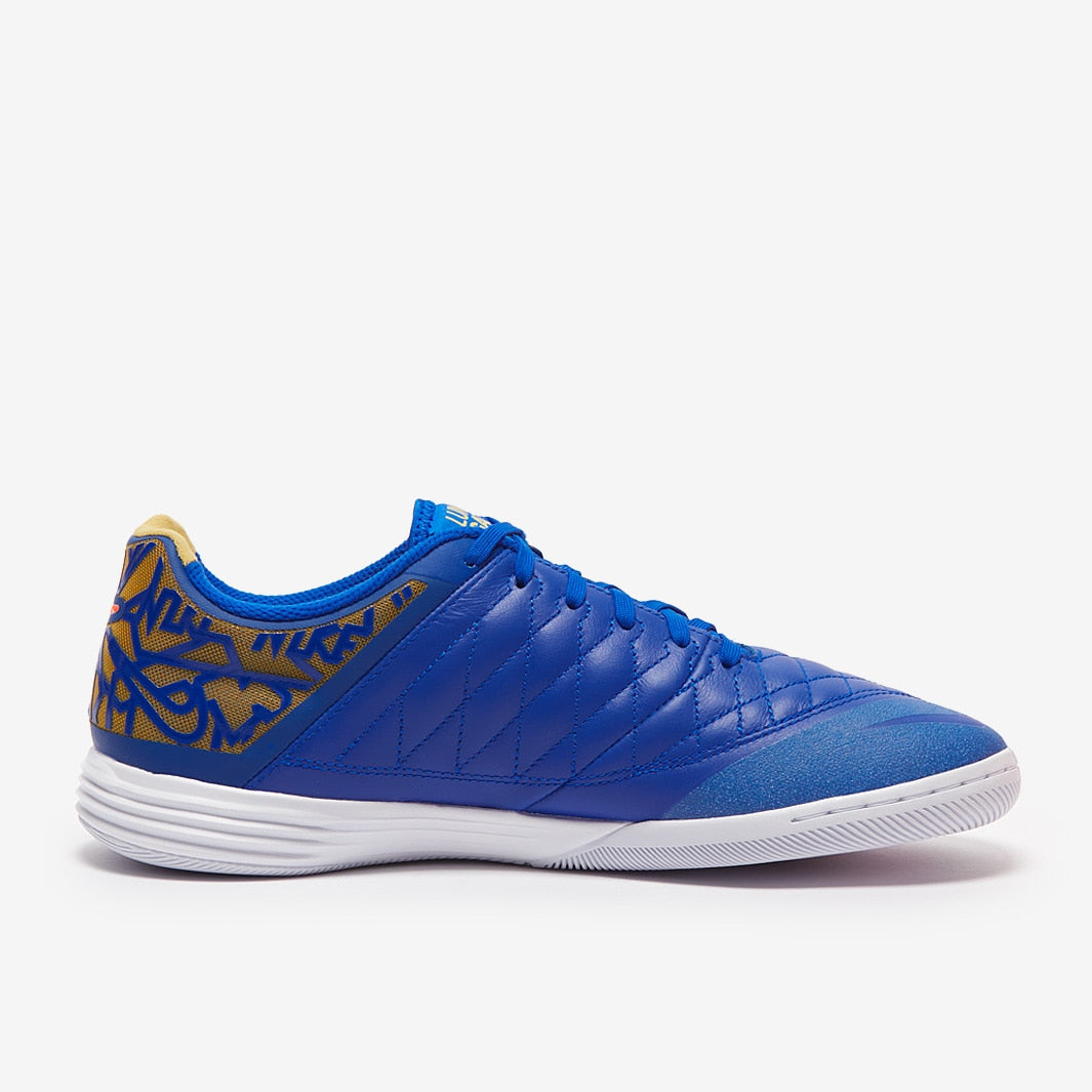 Chuteira Nike Lunar Gato 2 Futsal - Racer Blue/Hyper Crimson