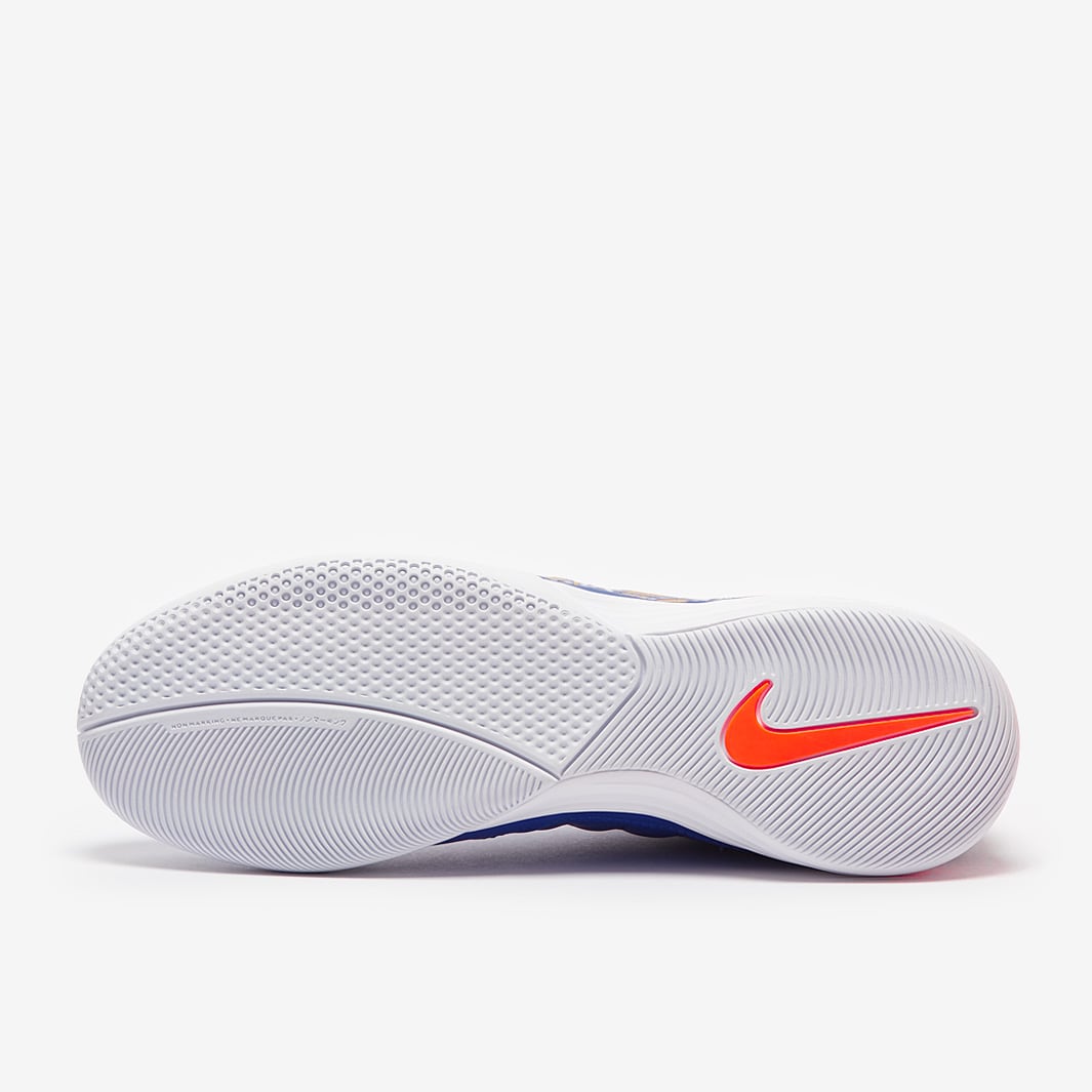 Chuteira Nike Lunar Gato 2 Futsal - Racer Blue/Hyper Crimson