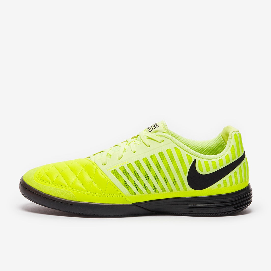 Chuteira Nike Lunar Gato 2 Futsal - Black/Volt
