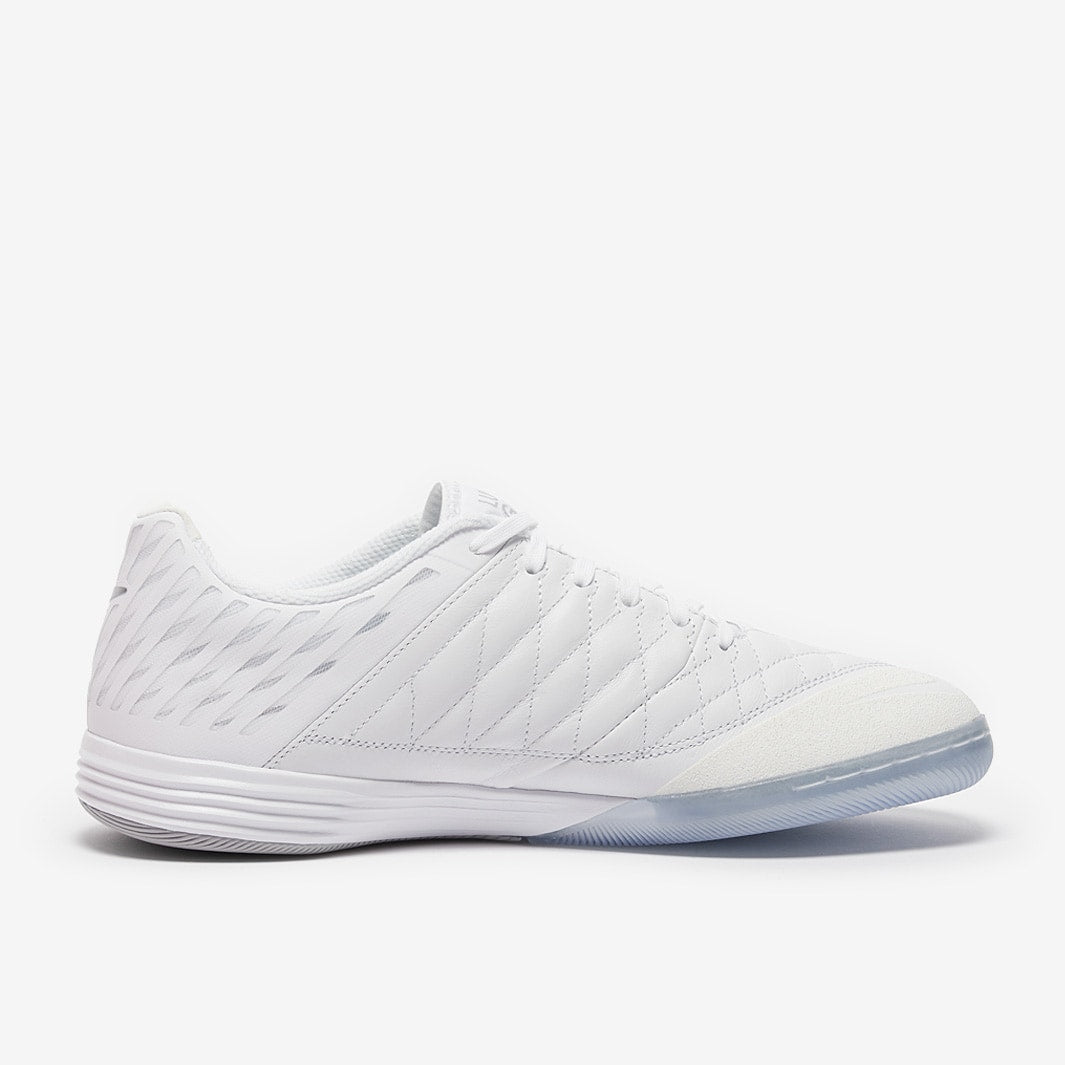 Chuteira Nike Lunar Gato 2 Futsal - White/Chrome