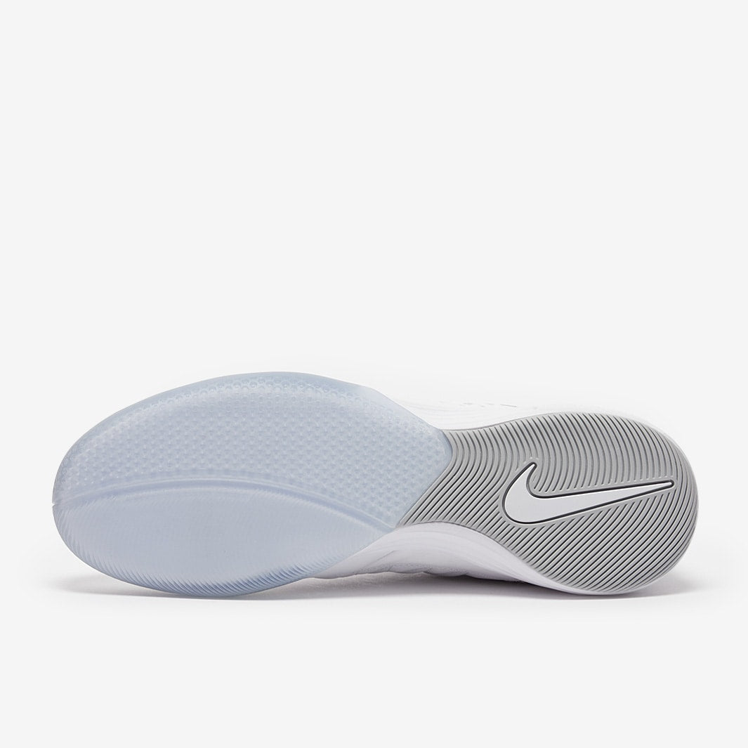 Chuteira Nike Lunar Gato 2 Futsal - White/Chrome