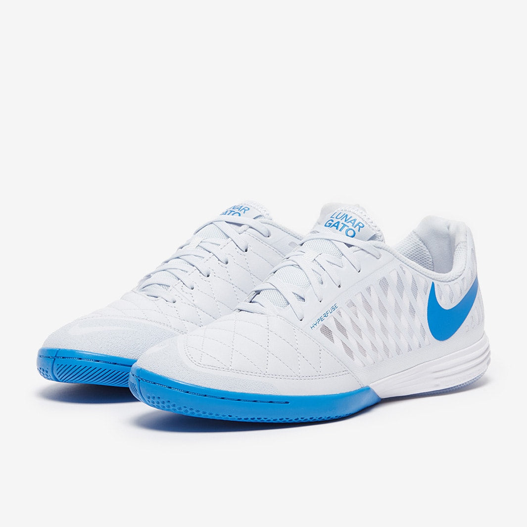 Chuteira Nike Lunar Gato 2 Futsal - Football Grey/Lt Photo Blue