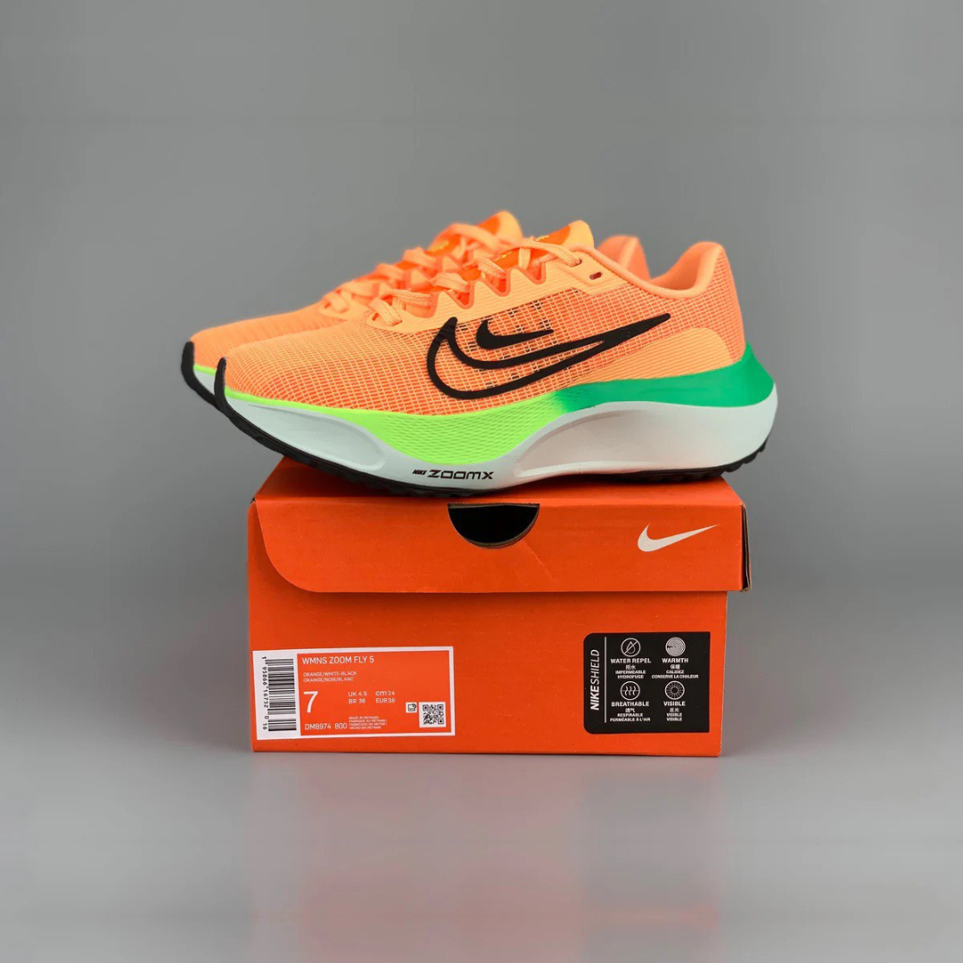 Tênis Nike Zoom Fly 5 Laranja Verde