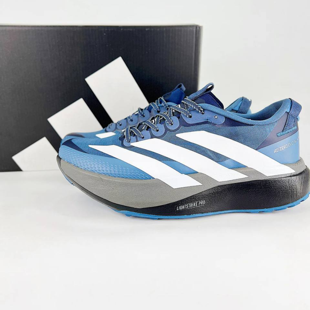 Tênis Adidas Adizero EVO SL ATR - Azul Marinho/Branco