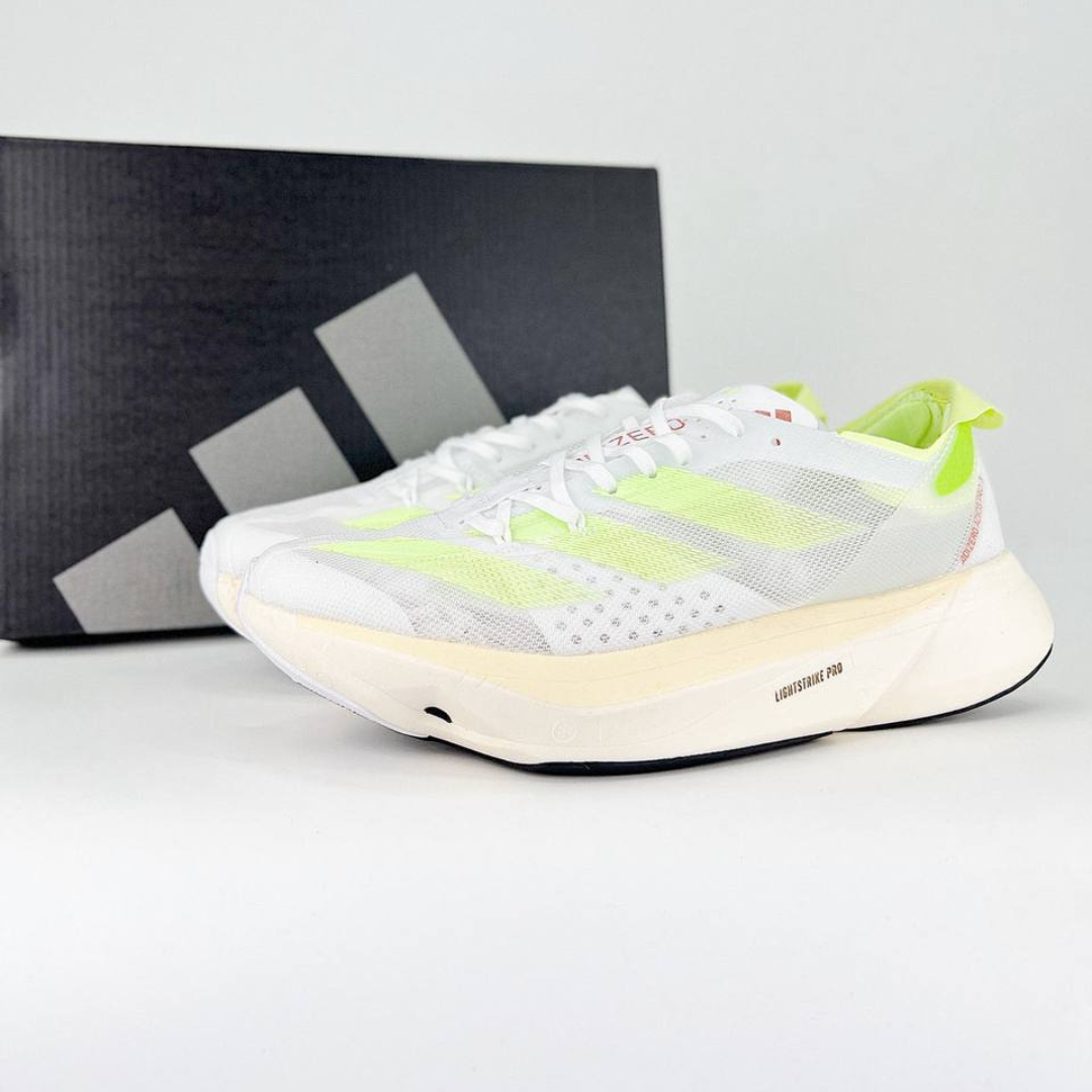 Tênis Adidas Adizero Adios Pro 3 - Branco/Verde Neon