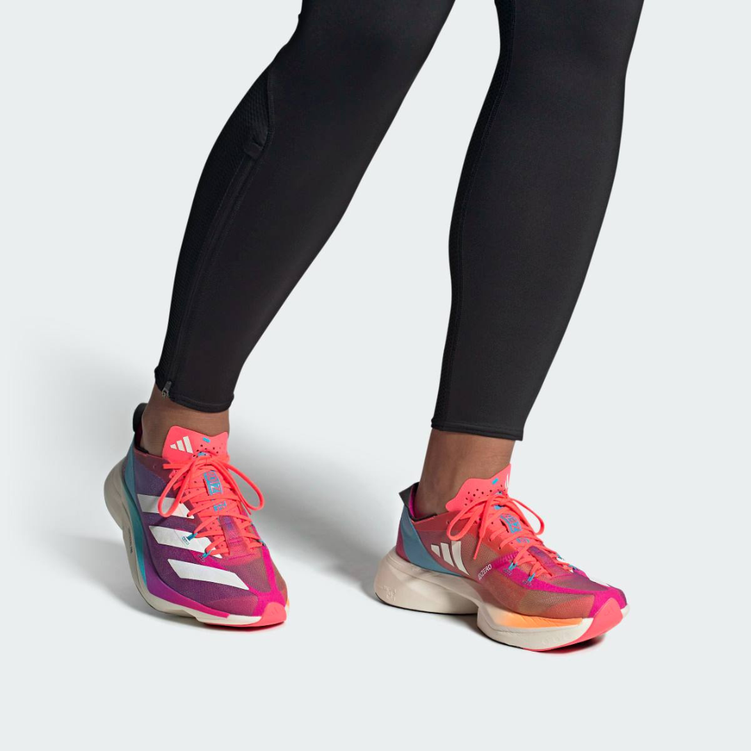 Tênis Adidas Adizero Adios Pro 3 - Signal Pink Cyan