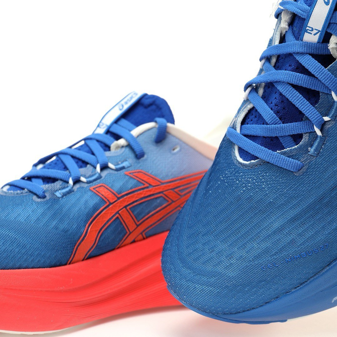 Tênis Asics Gel - Nimbus 27 Paris - Azul/Vermelho/Branco