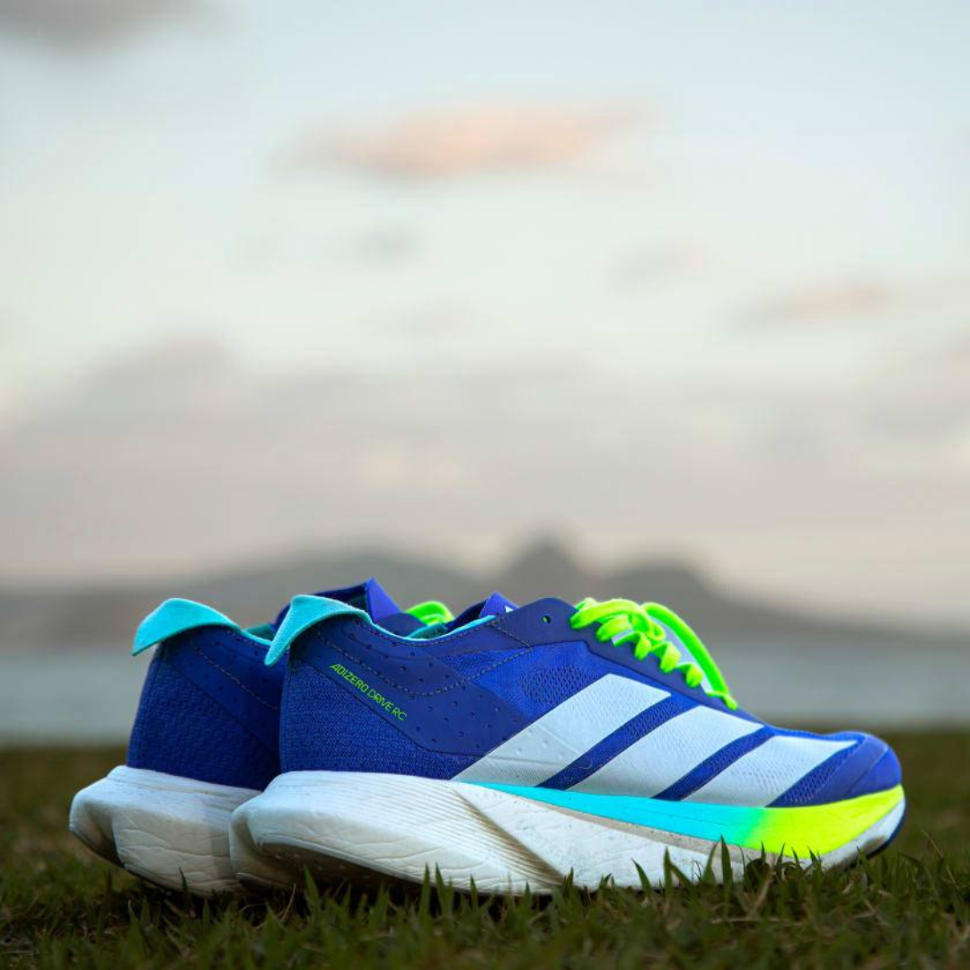 Tênis Adidas Adizero Drive RC - Lucid Blue/Zero Metalic/Flash Aqua