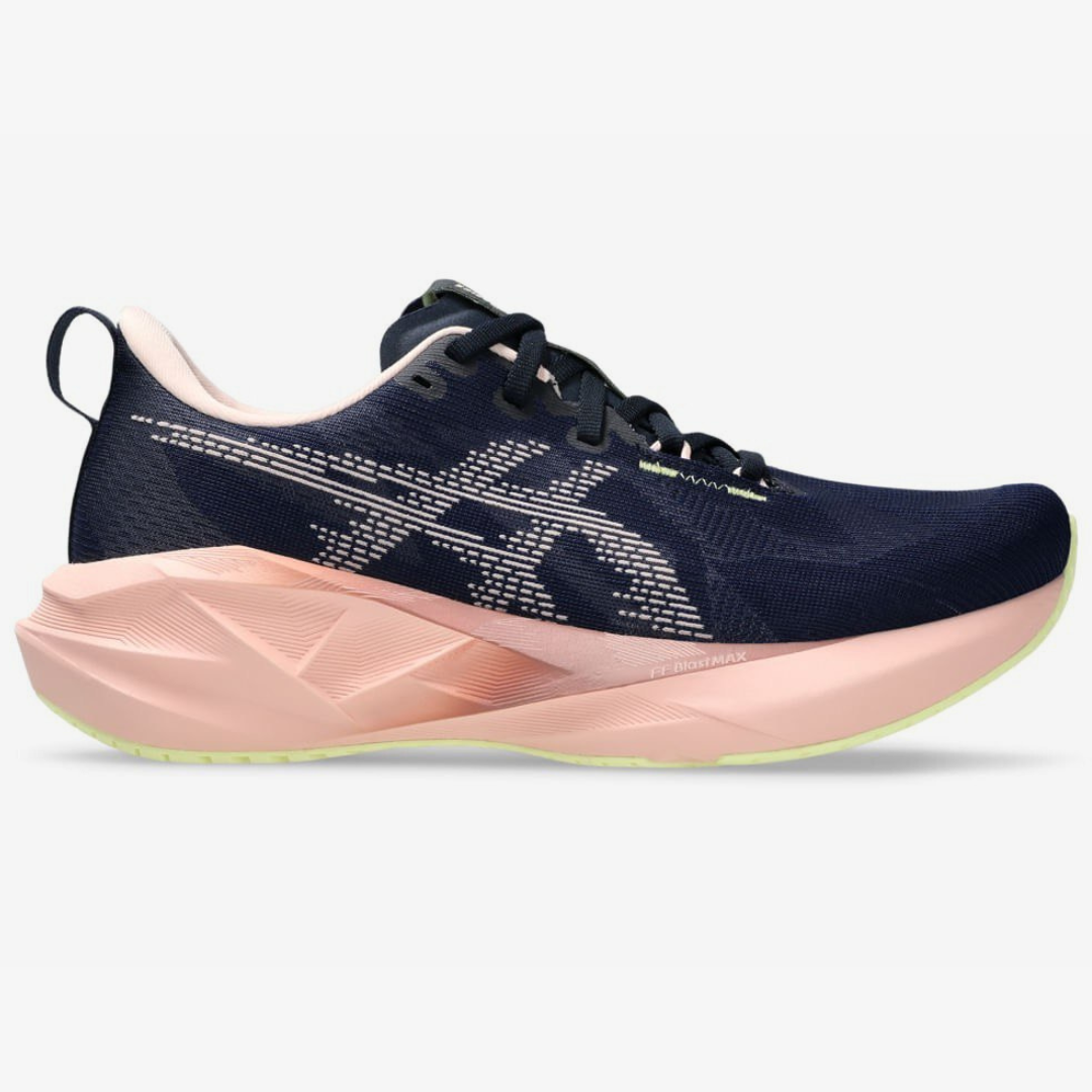 Tênis Asics Novablast 5 - Azul/Rosa