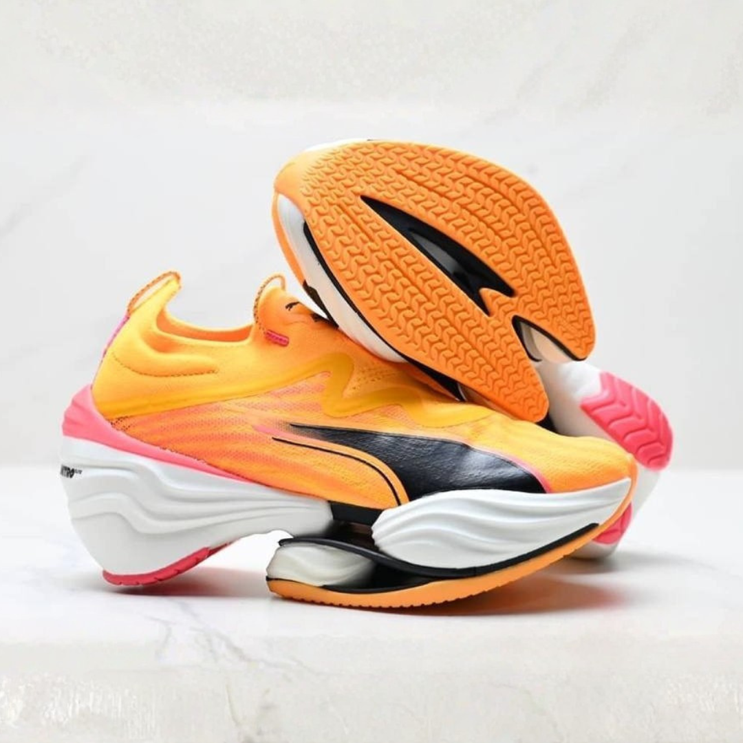 Tênis Puma Fast-RB Nitro Elite - Laranja/Rosa