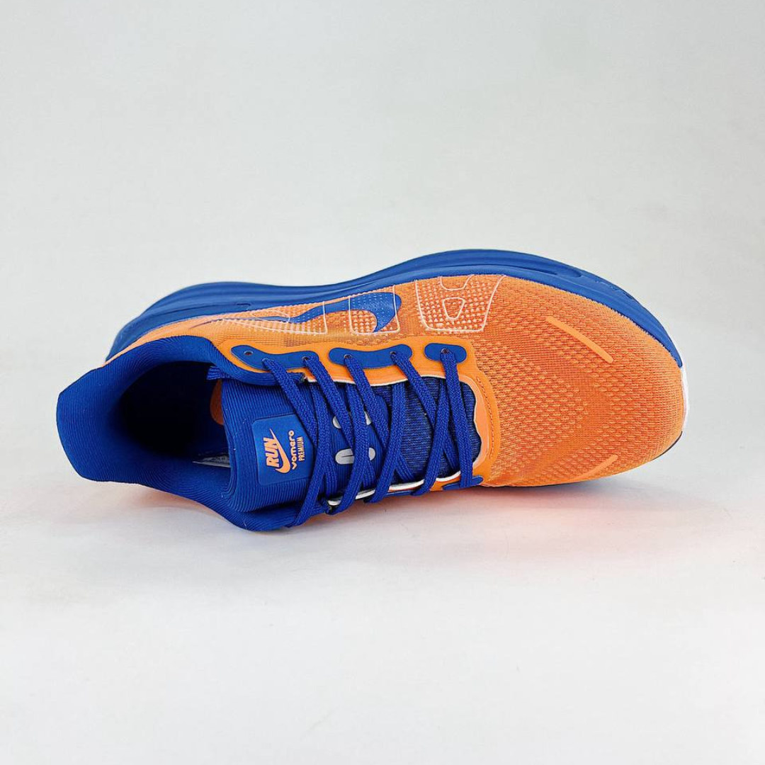 Tênis Nike Vomero Premium - Laranja/Azul/Branco