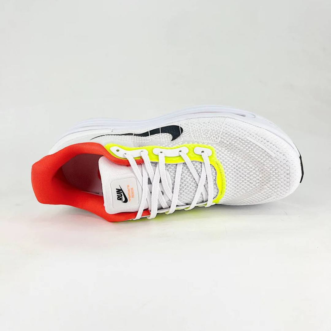 Tênis Nike Vomero Premium - Branco/Vermelho/Verde Neon
