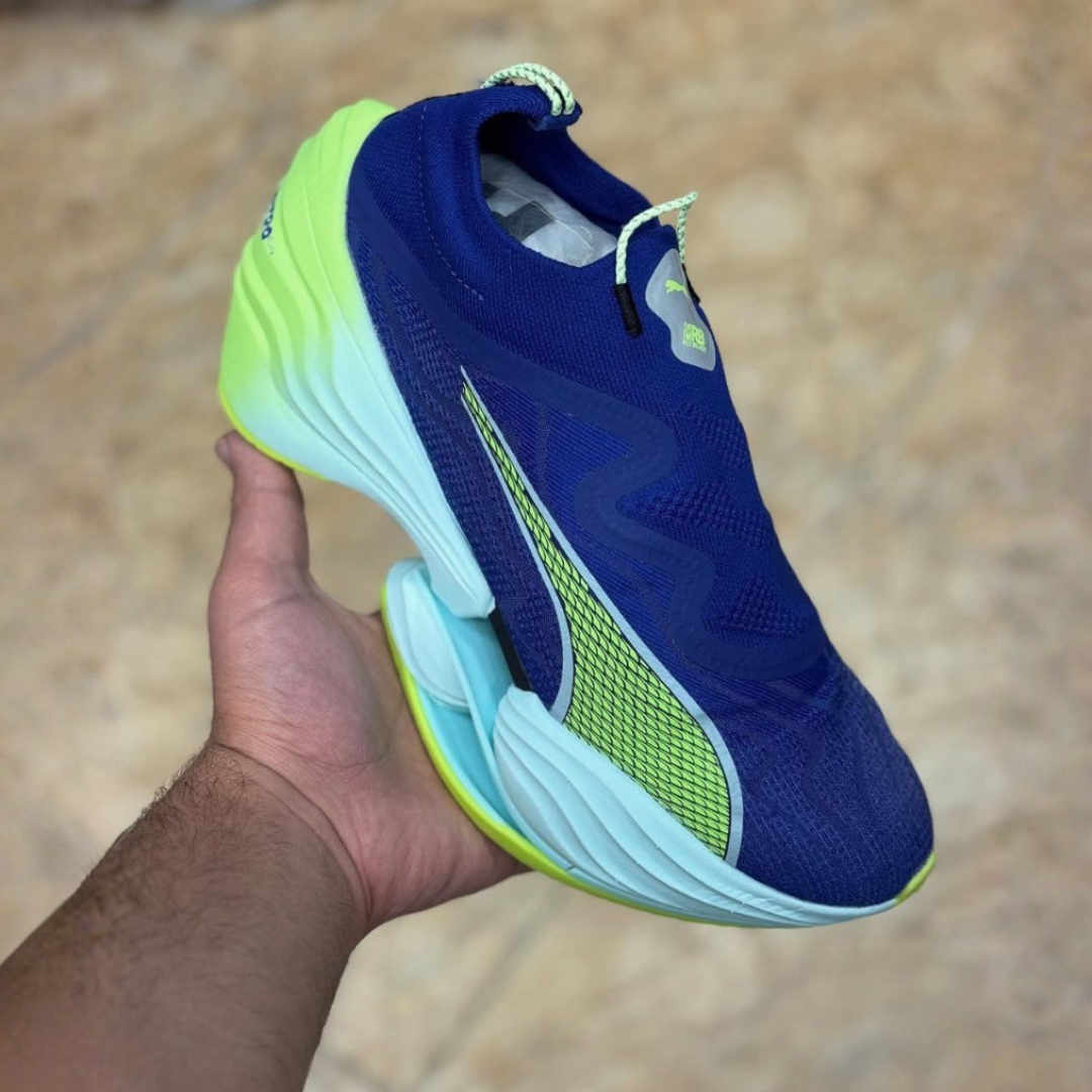 Tênis Puma Fast-RB Nitro Elite - Azul/Verde