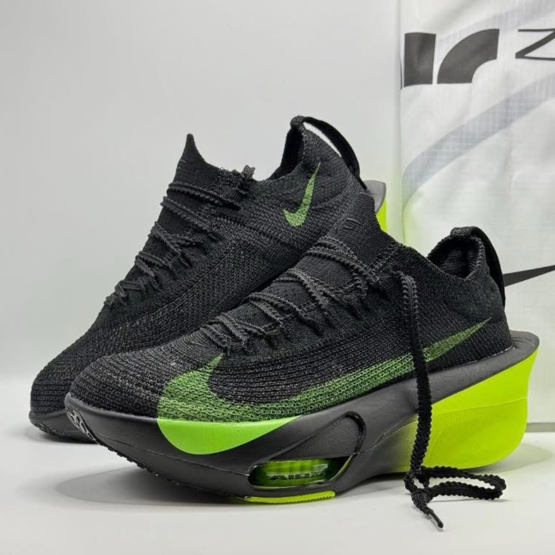 Tênis Nike ZoomX ALPHAFLY Next% 3 - Preto/Verde