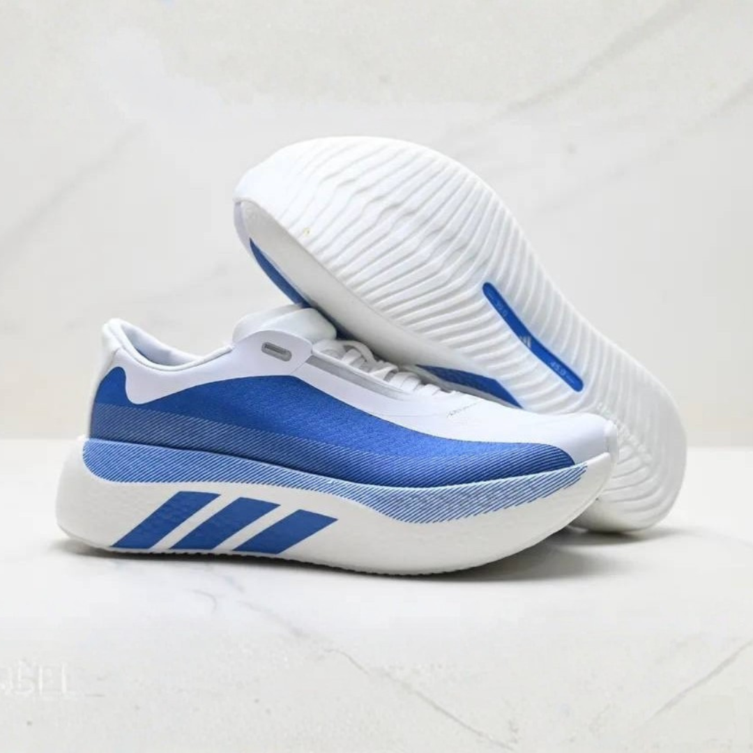 Tênis Adidas Hyperboost Edge - Branco/Azul Marinho
