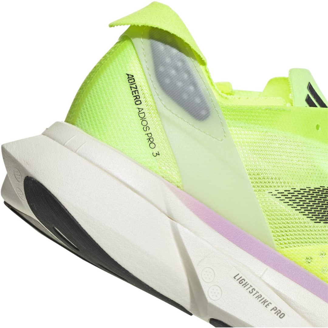 Tênis Adidas Adizero Adios Pro 3 - Verde Neon/Preto/Lilás