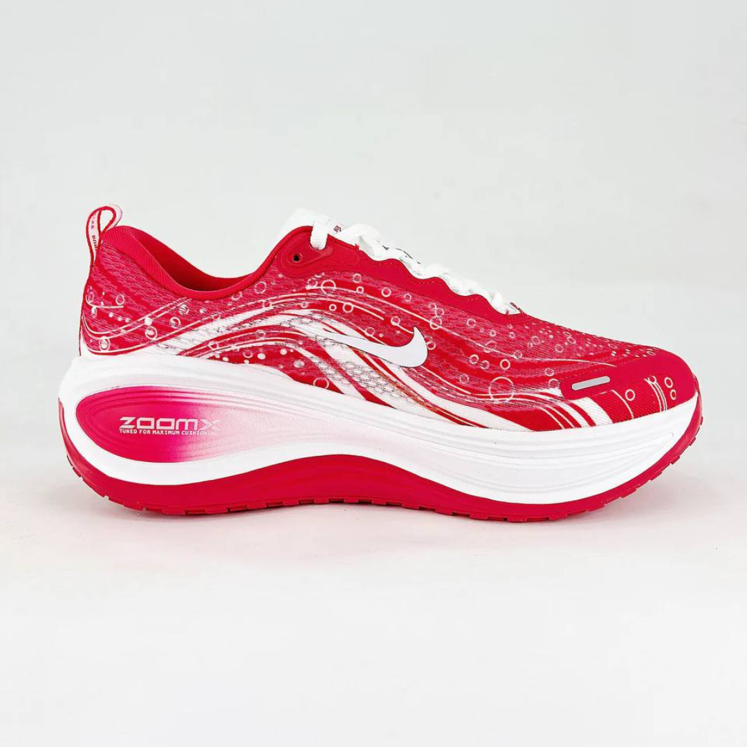 Tênis Nike Vomero Plus - Vermelho Carmim/Branco