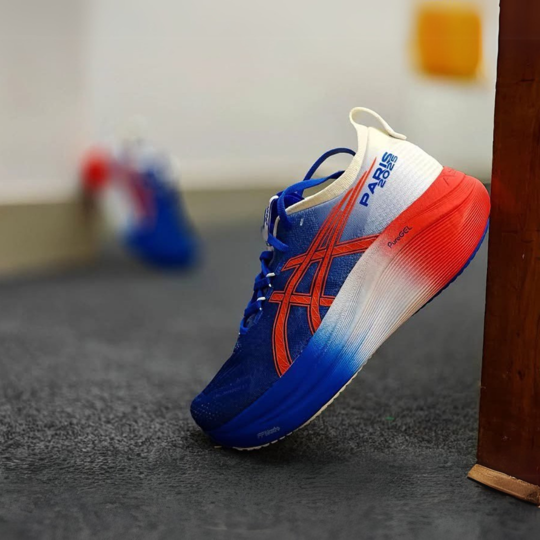 Tênis Asics Gel - Nimbus 27 Paris - Azul/Vermelho/Branco