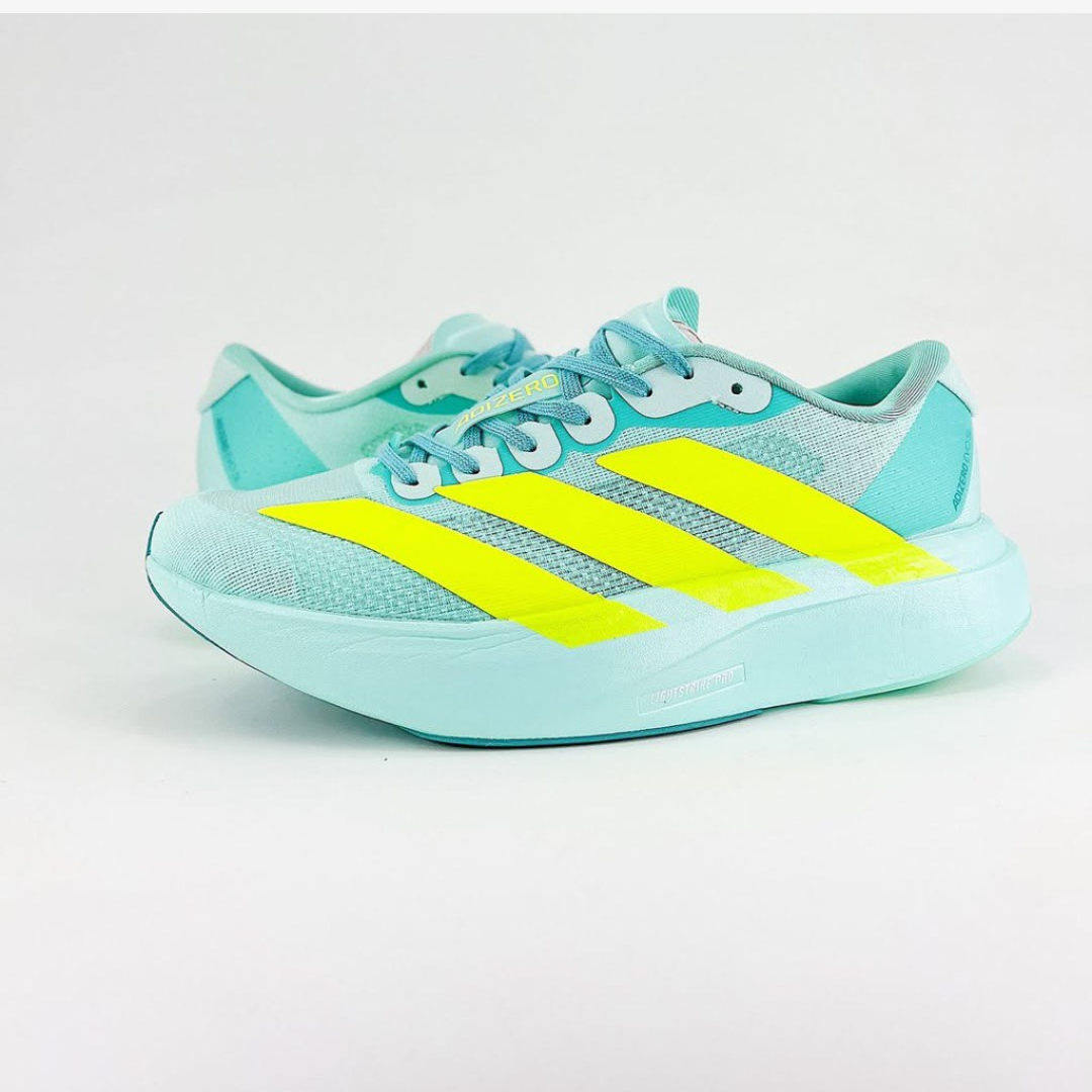 Tênis Adidas Adizero EVO SL - Semi Flash Aqua/Lucid Lemon/Mint Ton
