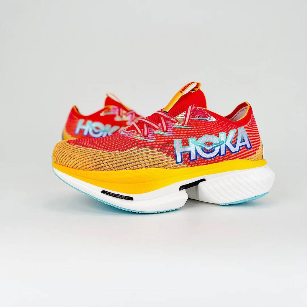 Tênis Hoka Cielo X1 Unissex - Cerise/Solar Flare