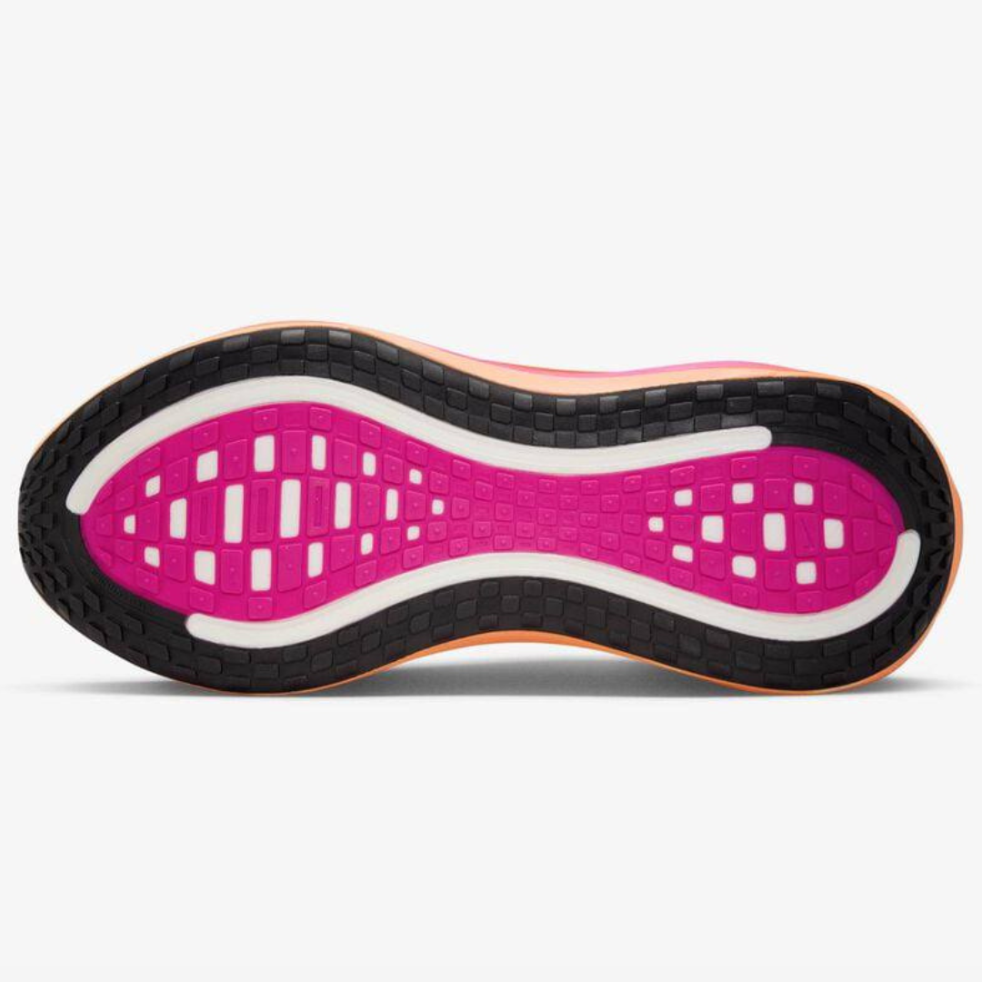 Tênis Nike Vomero Plus - Branco/Laranja/Rosa Fogo