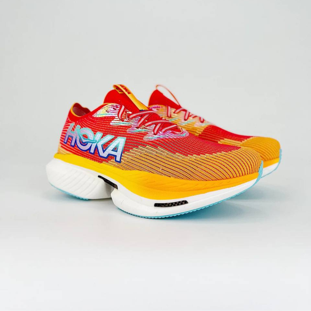 Tênis Hoka Cielo X1 Unissex - Cerise/Solar Flare