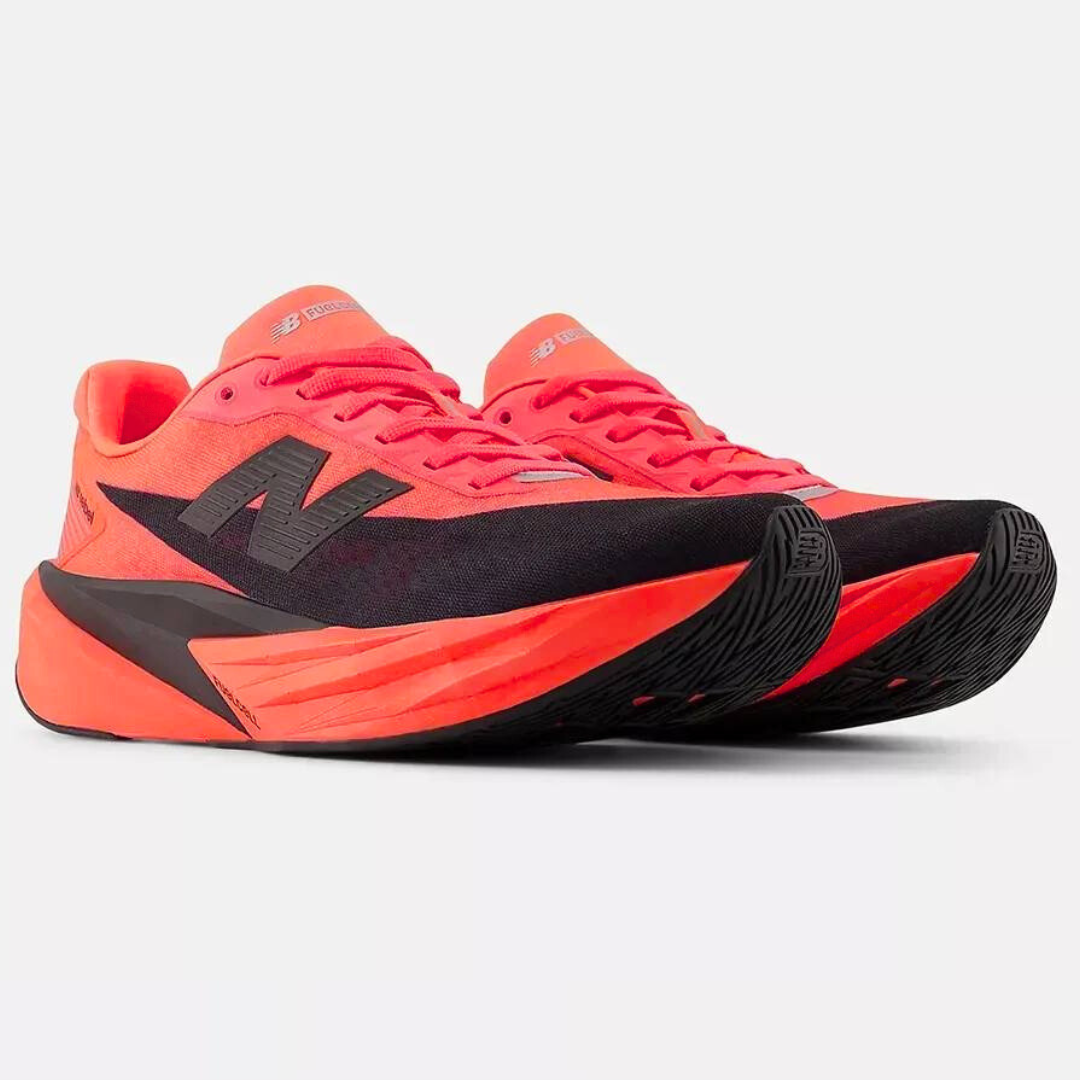 Tênis New Balance Fuelcell Rebel V5 - Urgent Red Black
