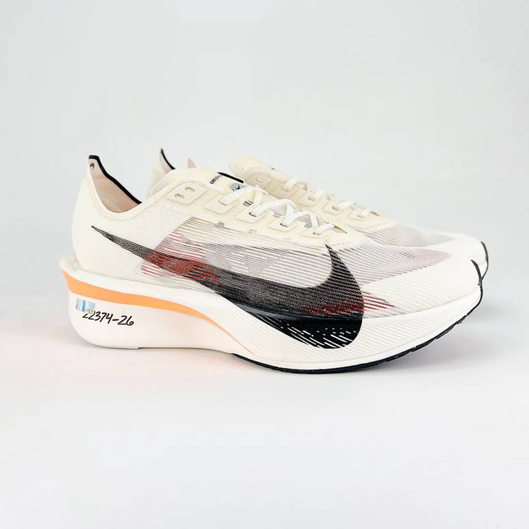 Tênis Nike ZoomX VaporFly 4 Bege/Laranja