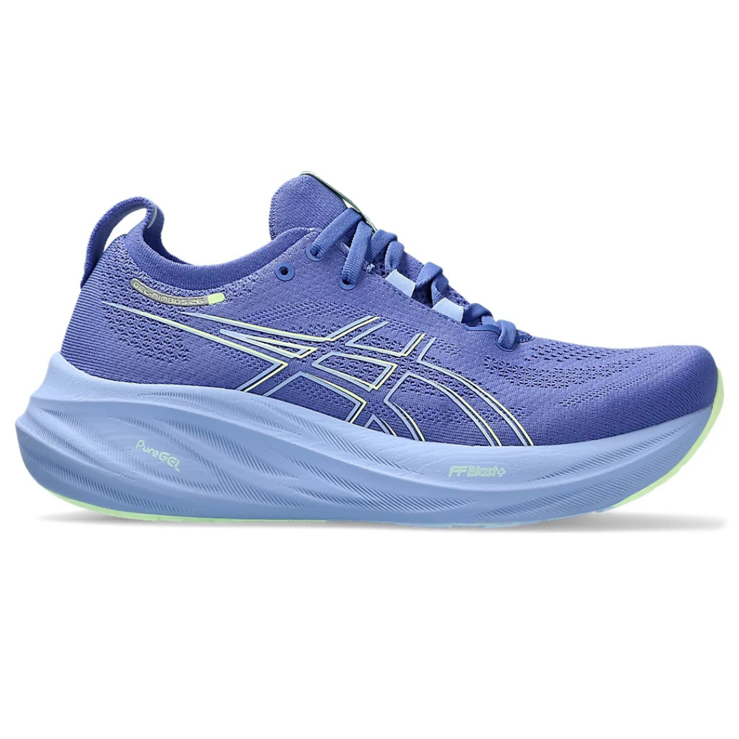 Tênis Asics Gel - Nimbus 26 - Roxo com Lilás e Verde