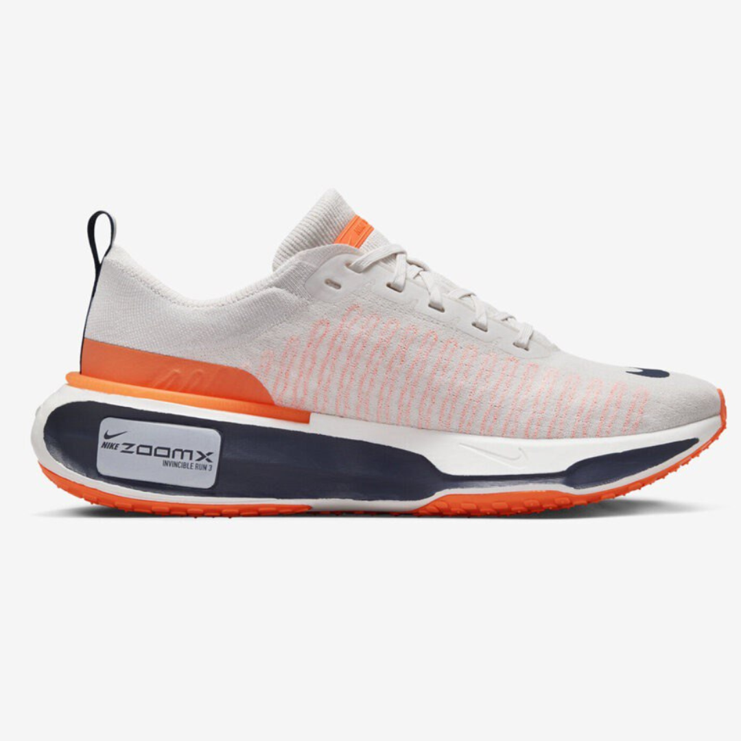 Tênis Nike Invincible Run 3 - Laranja/Branco
