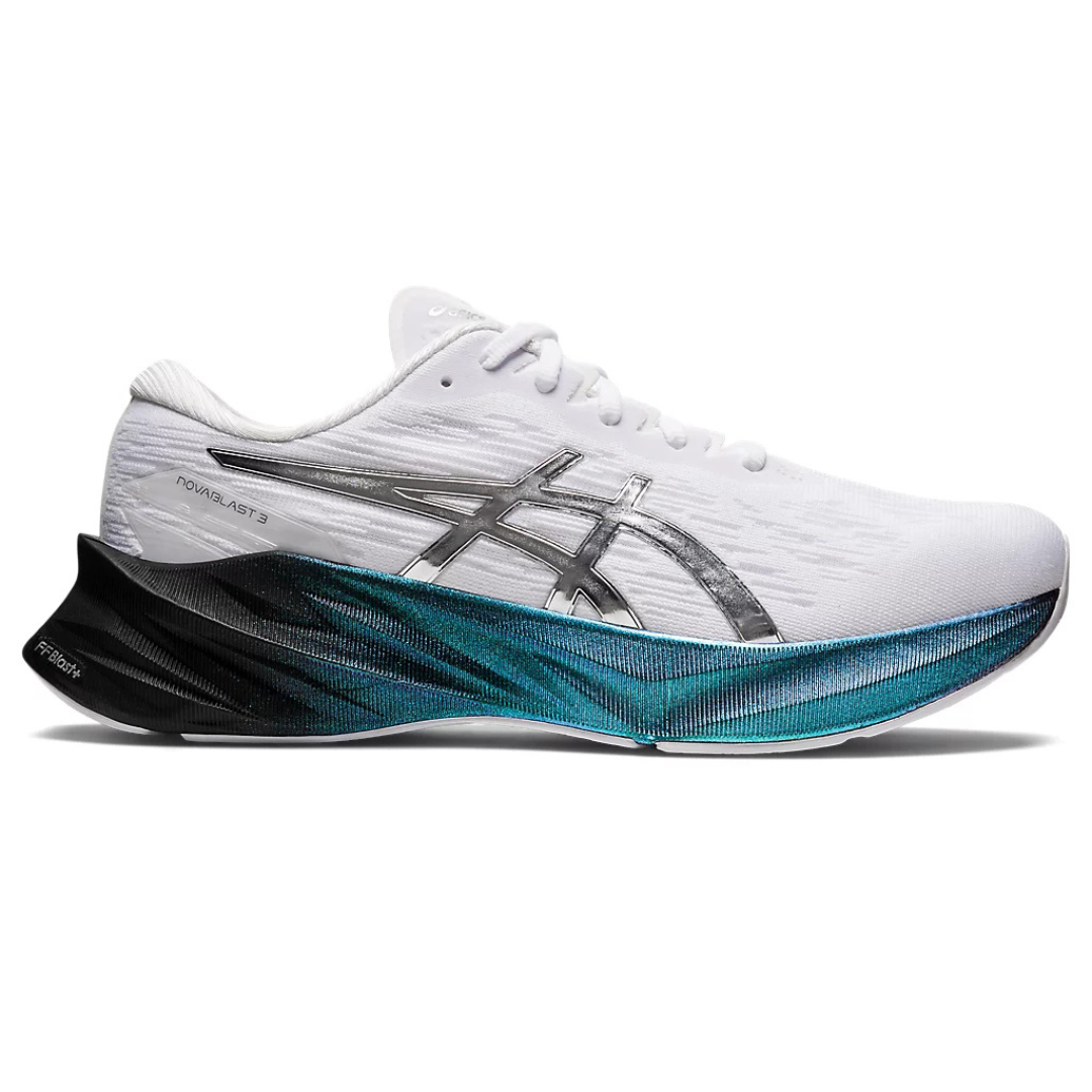 Tênis Asics Novablast 3 White Blue