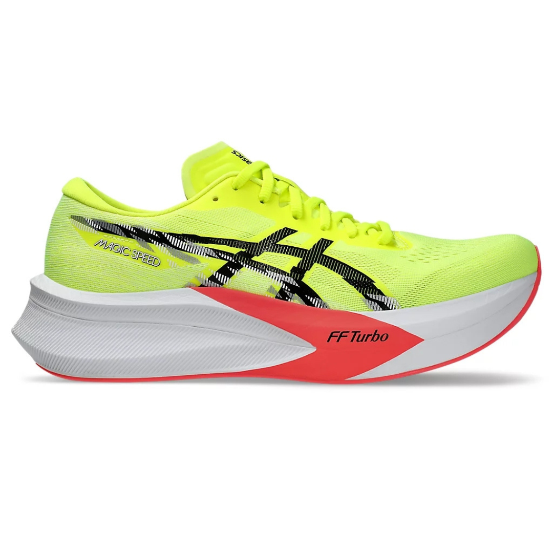 Tênis Asics Magic Speed 4 Verde com Branco e Vermelho