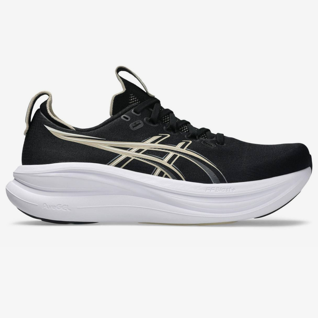 Tênis Asics Gel - Nimbus 28 - Preto/Bege