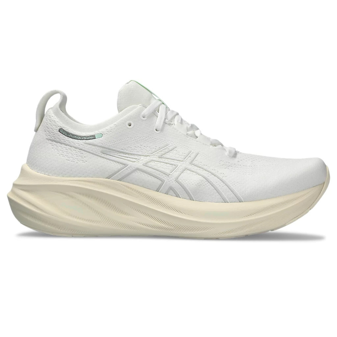 Tênis Asics Gel - Nimbus 26 - Branco com Creme