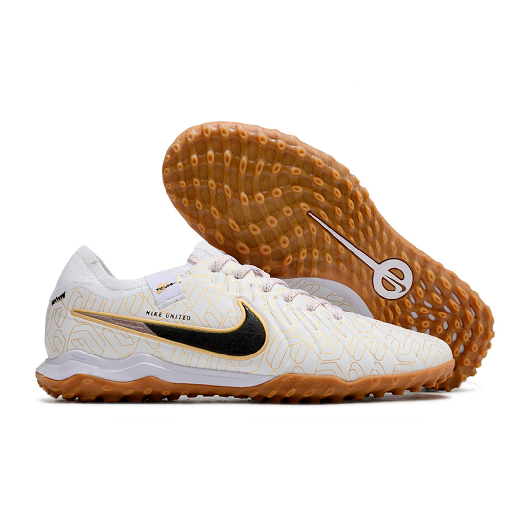 Chuteira Nike Tiempo Legend 10 Society Pro United Golden