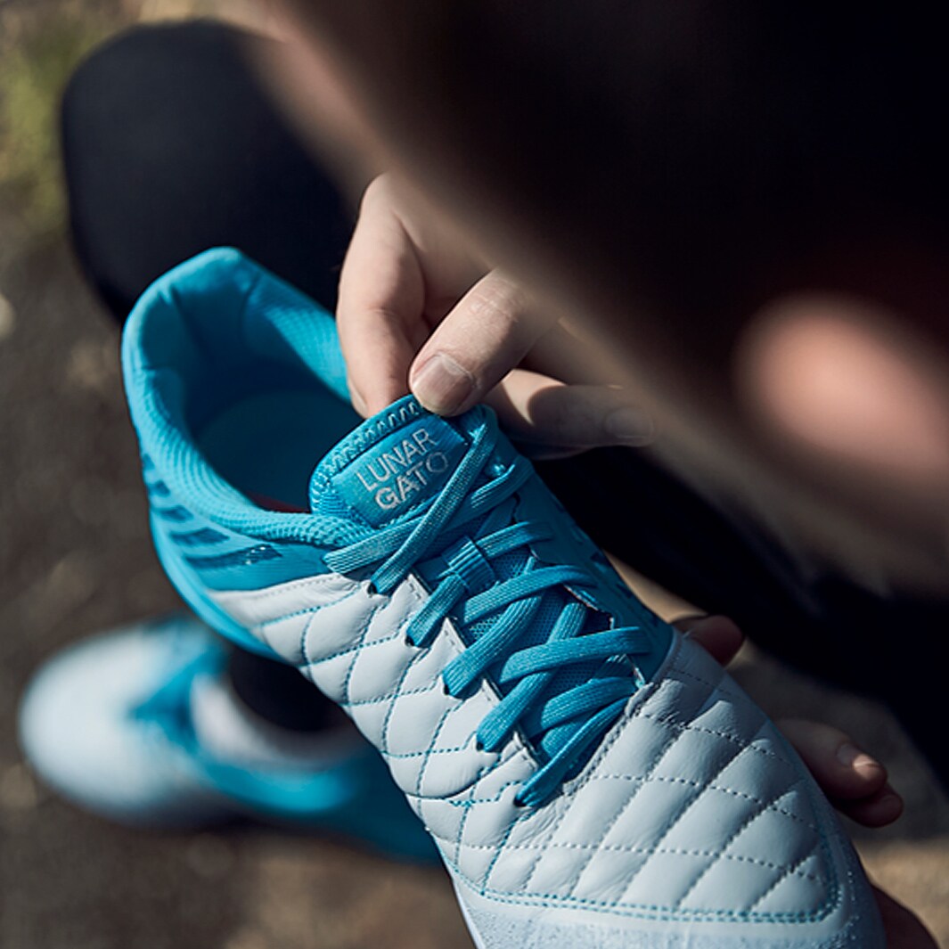 Chuteira Nike Lunar Gato 2 Futsal - Blu/Argento Metallico/Blu Fury