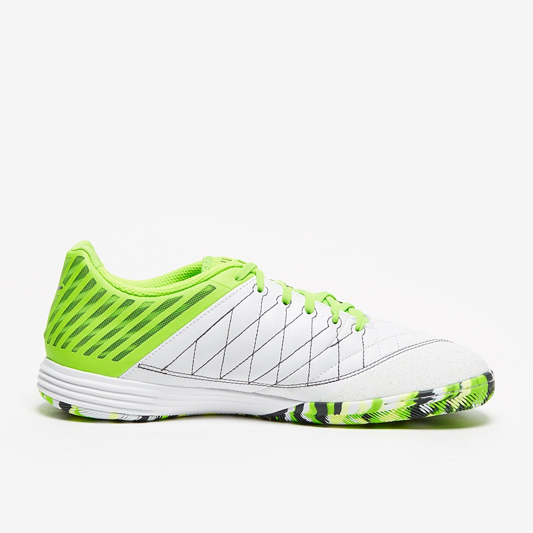 Chuteira Nike Lunar Gato 2 Futsal - White/Anthracite/Electric Green