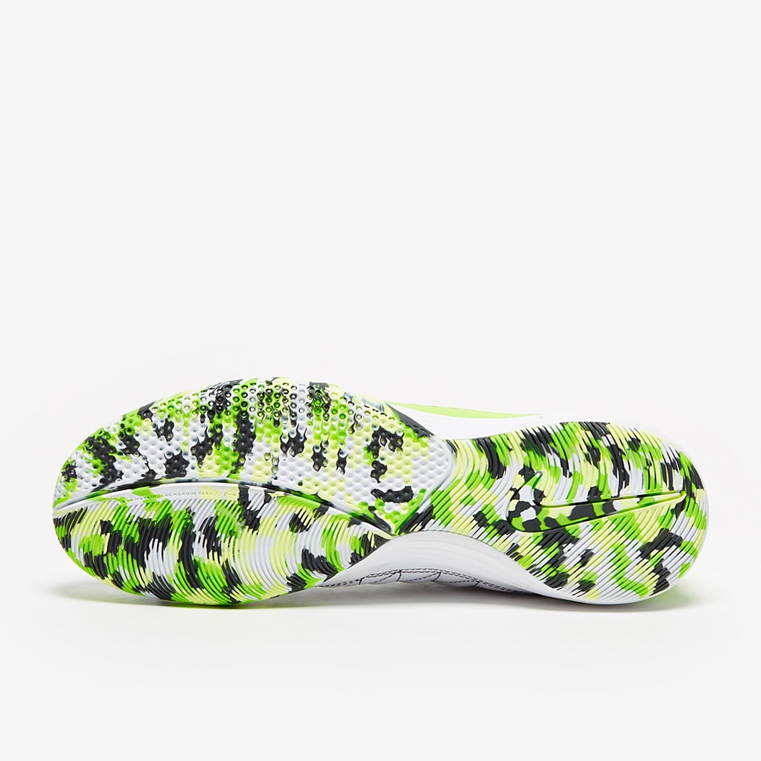 Chuteira Nike Lunar Gato 2 Futsal - White/Anthracite/Electric Green