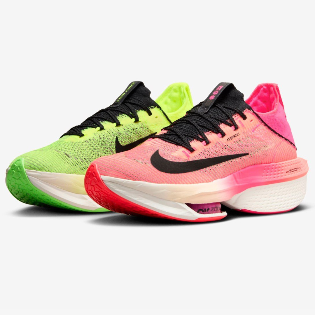 Tênis Nike Air Zoom Alphafly Next%2 Ekiden Pack - Verde/Rosa