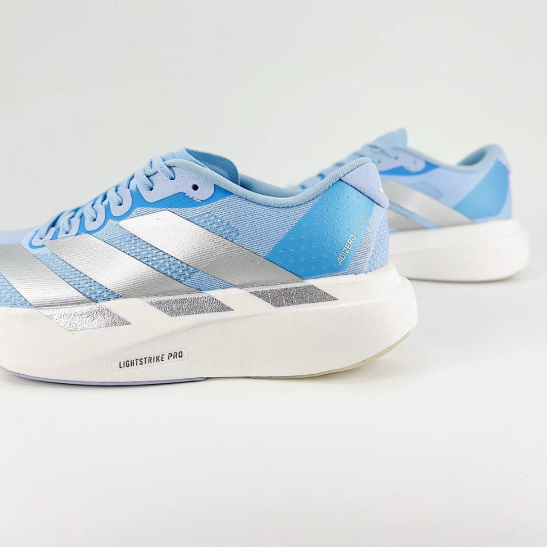 Tênis Adidas Adizero EVO SL - Azul Brilhante/Metallic Silver