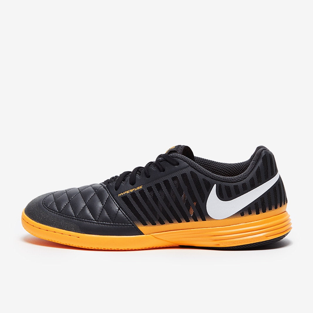 Chuteira Nike Lunar Gato 2 Futsal - Gris/Blanc/Orange/Noir